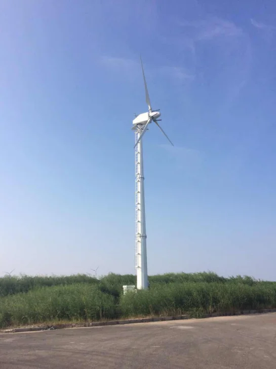 горизонтальная ветротурбина оси 30kW для домашней пользы