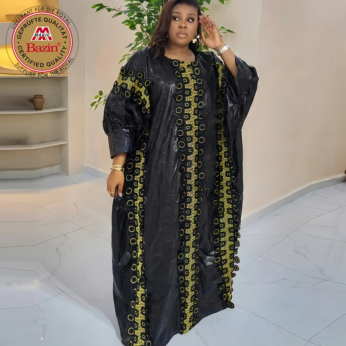 Gold Line African Brocade Boubou Dashiki Dress With Ribbon Nigerian Women  Wedding Bride Party Basin Riche Gown Bazin Long Robe| Alibaba.com