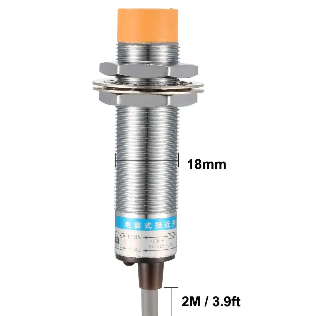 接近传感器LJ18A3-8-Z/BX DC NPN NO NC M18感应接近传感器检测器8毫米
