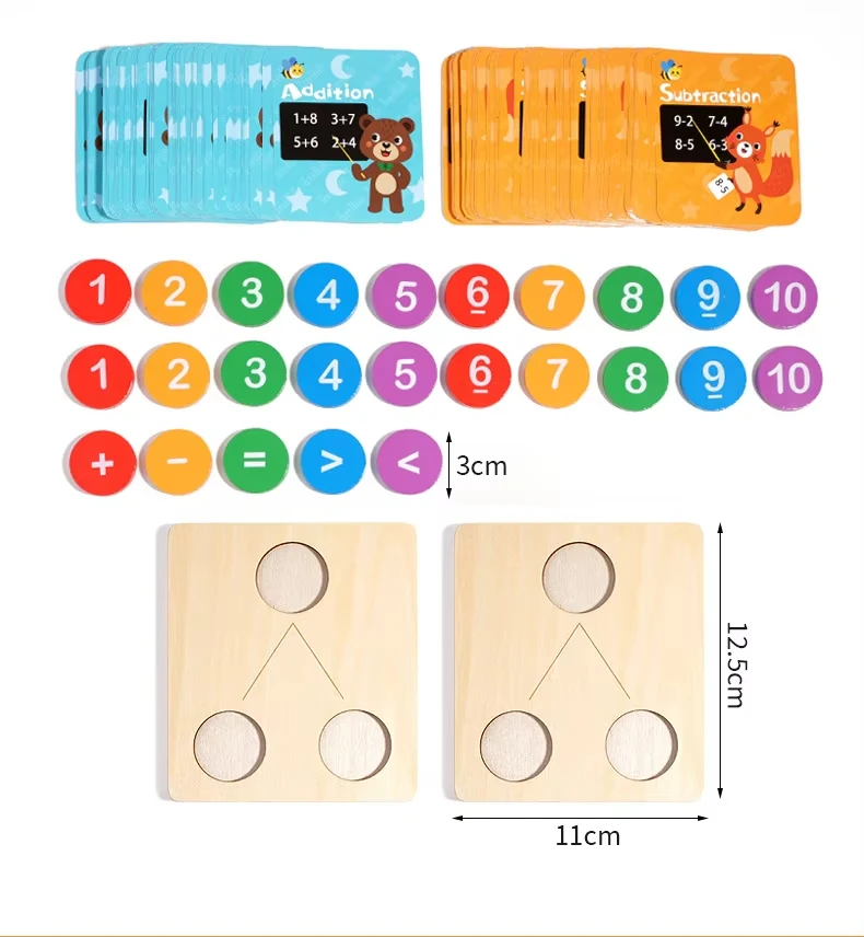 Montessori Wooden Number Decomposition Board preview 5