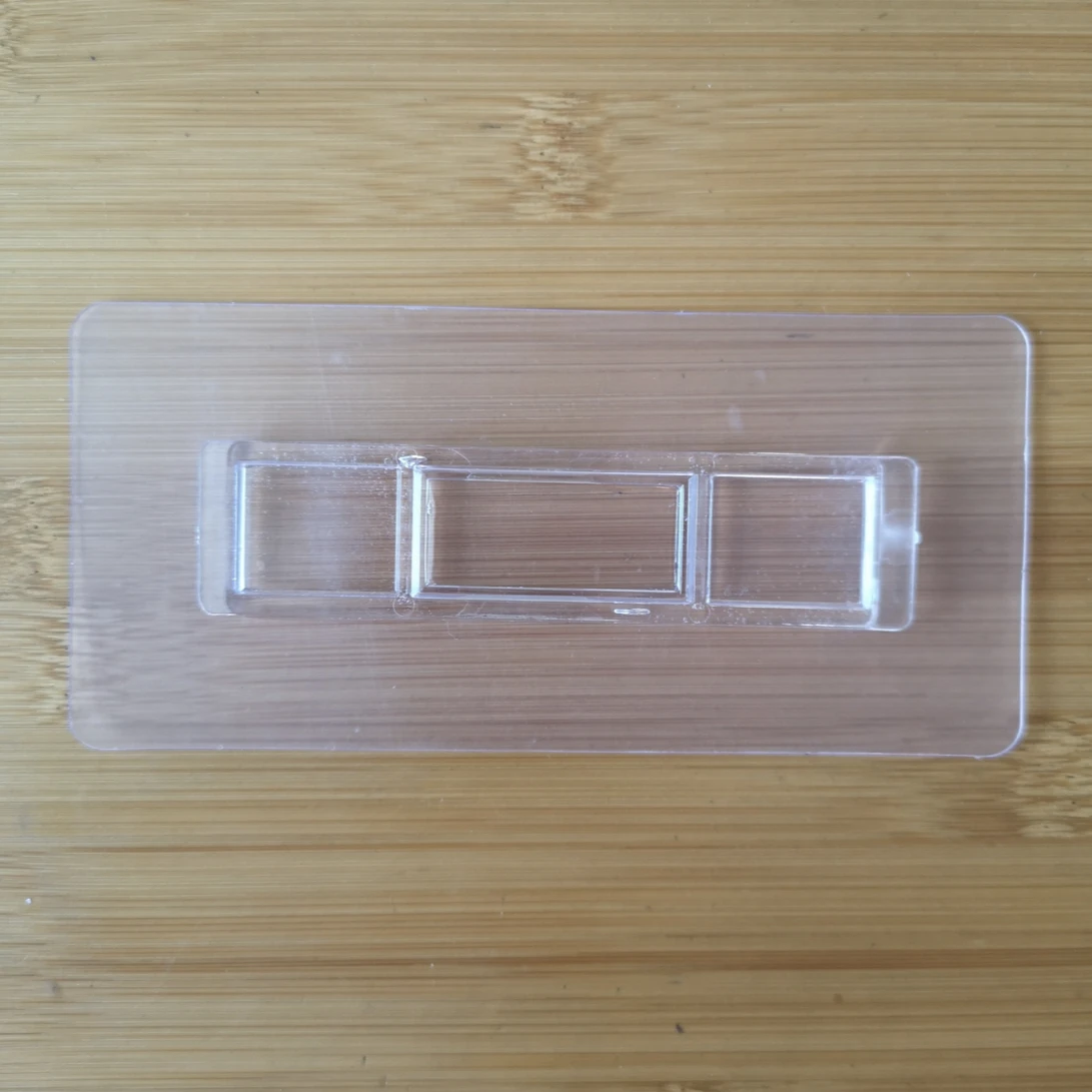 To sample processing traceless paste plastic accessories U - type buckle transparent child mother paste back glue custom factory