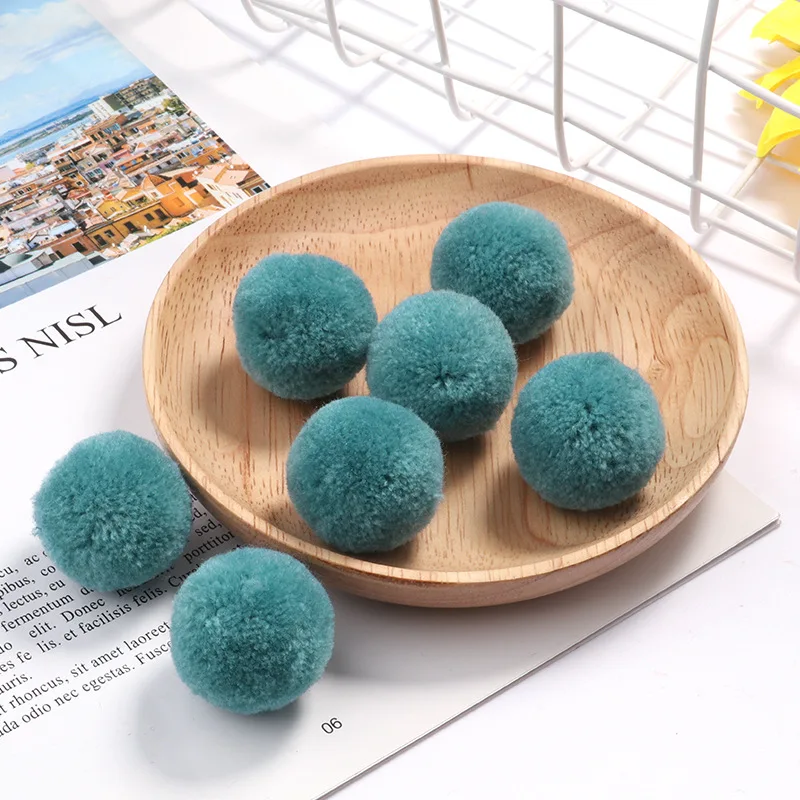 Sky Blue Pompoms 8/10/15/20/25/30mm Pom Pom Fur Ball Craft DIY Soft