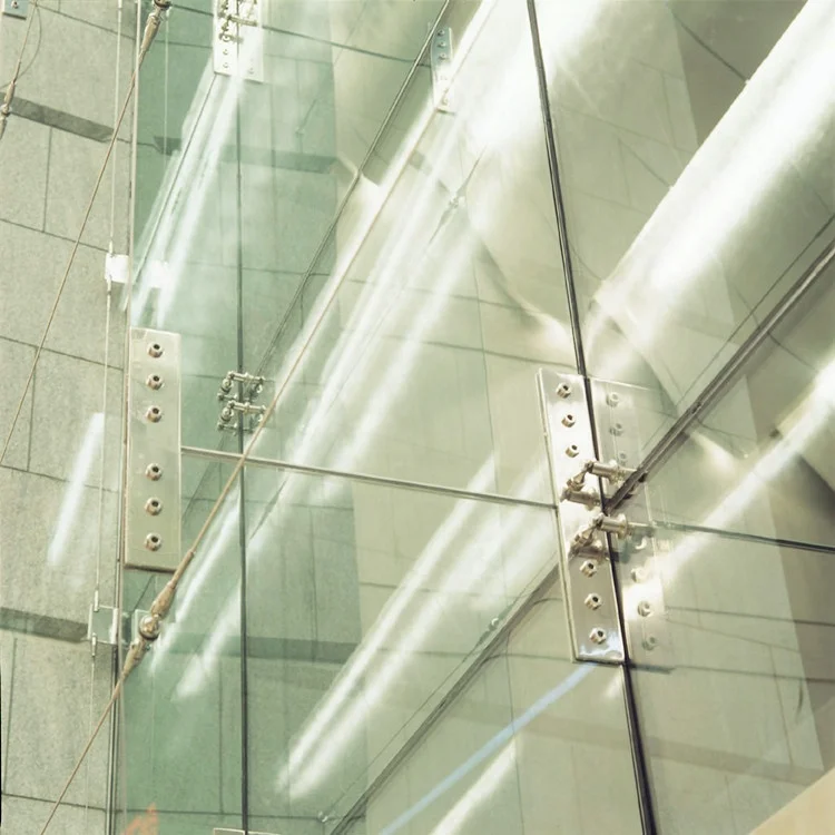 Spider Claws Point Supporting Glass Curtain Wall Building Facade Metal Structure Construction Glass Curtain Wall