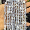 Natural Blue Lace Agate Nugget Beads