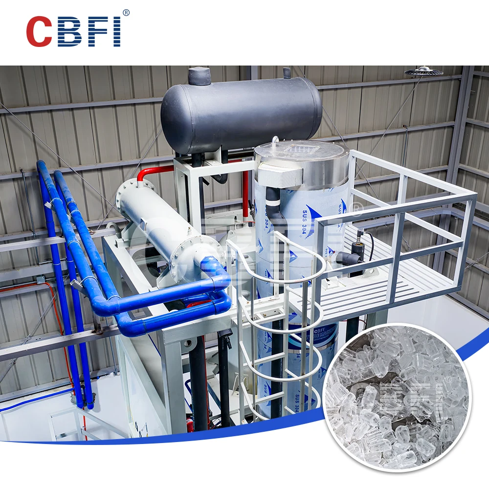 Commercial High Productivity Tube Ice Maker with PLC Control for PLC Motor & Gear for Philippines Italian Myanmar Dubai