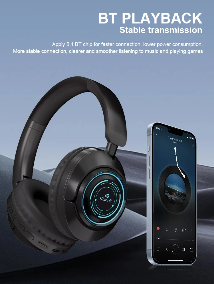 Kisnoli A16 Wireless Gaming Blue Tooth Headset