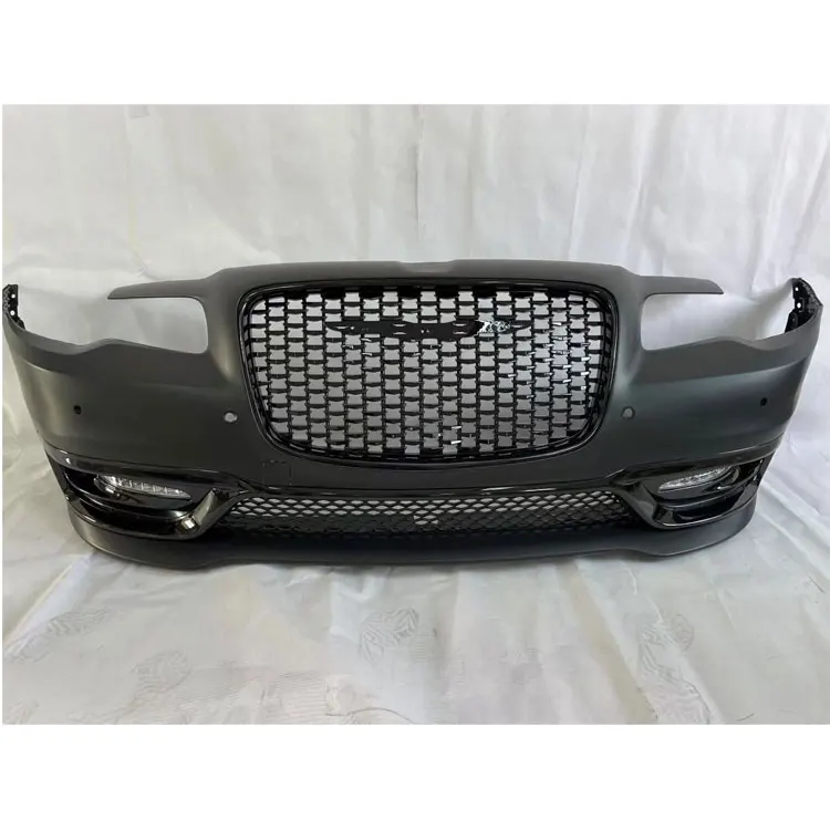 High Quality Auto Body Kit Front Bumper Grille With Drl Daytime Running Light For Chrysler 300