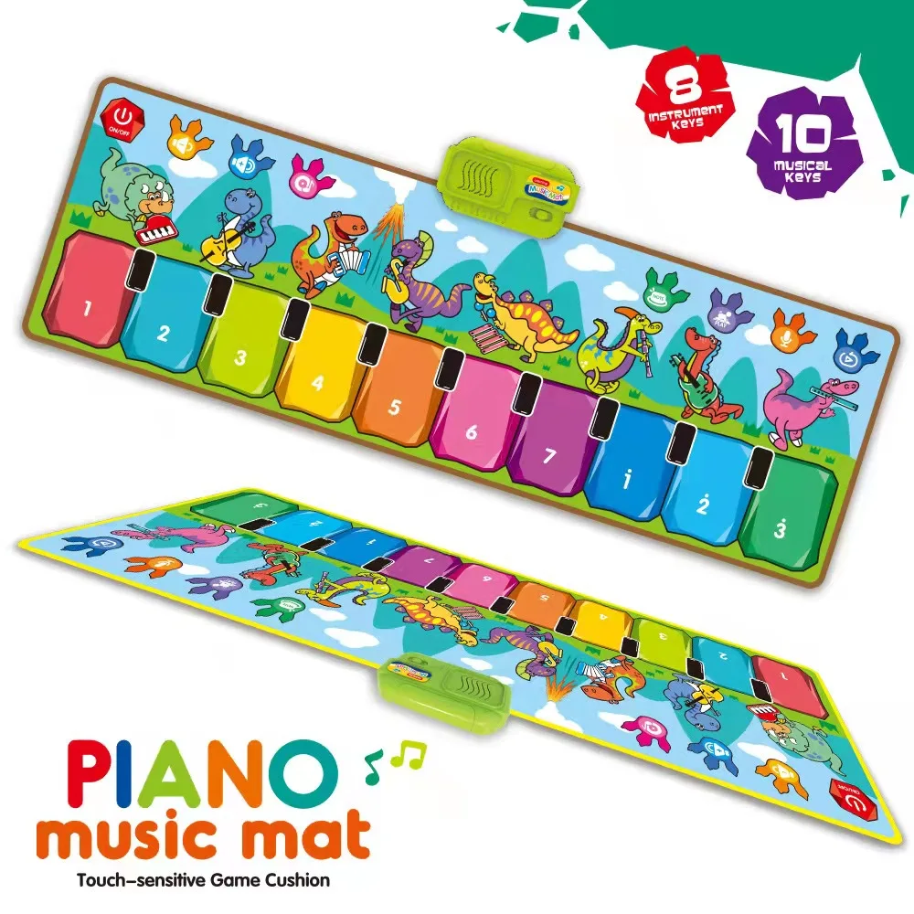 Piano Musique Tapis de danse, 60 x 39cm Tapis de musique, Tapis de musique  pour bébé Enfants