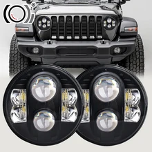 7'' High Low Beam Headlight With DRL Turning Light Auto Round Headlight For Cars