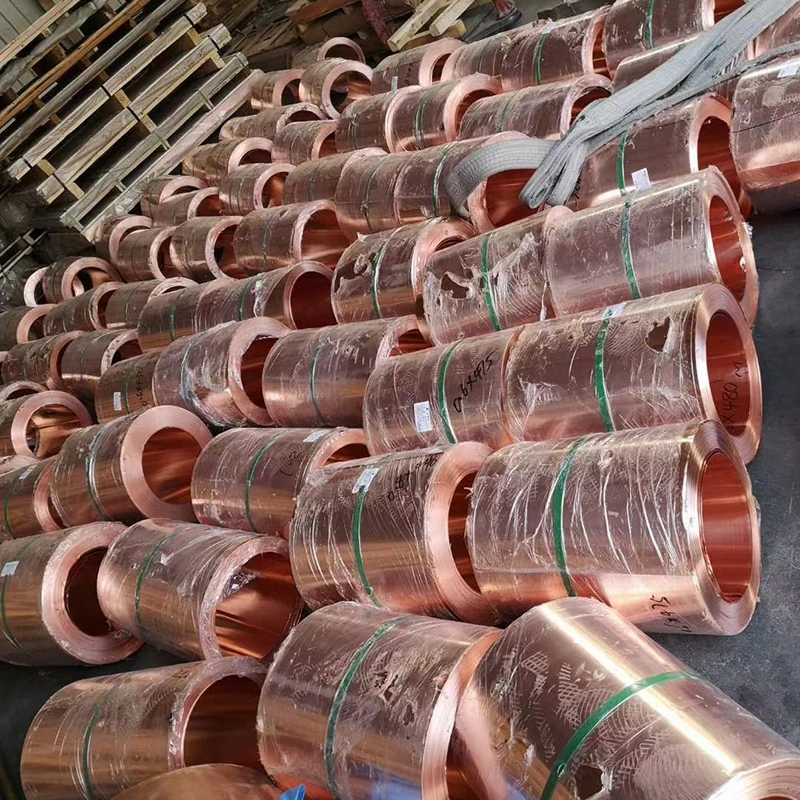 99.9% Pure Copper Foil Plate, Red Copper Strip, Copper Foil Strip,  Conductive Copper Metal Plate, Length 1m, Thickness 0.1mm, Width,10mm