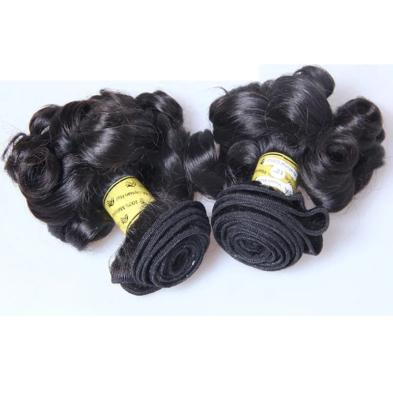 Peruaanse Bouncy Curly Human Hair Weaves Bundel Extensions 1st/3st/Lot_voghion.com