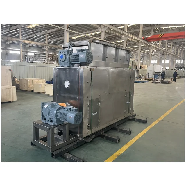 SS304 Automatic Corrosion Resistant Waste Treatment Sludge Shredder for Heat Pump Drying Machine 4