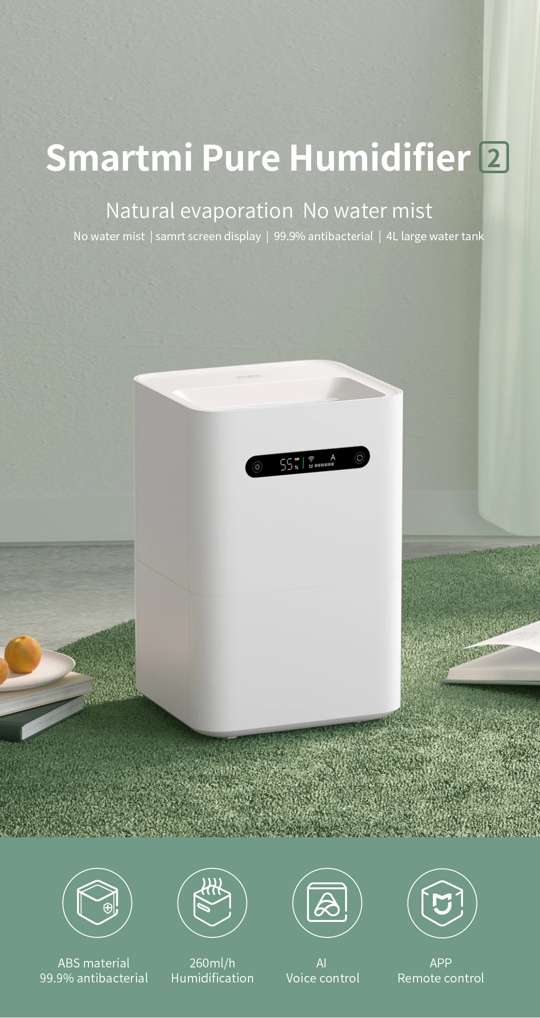 xiaomi smartmi humidifier 3