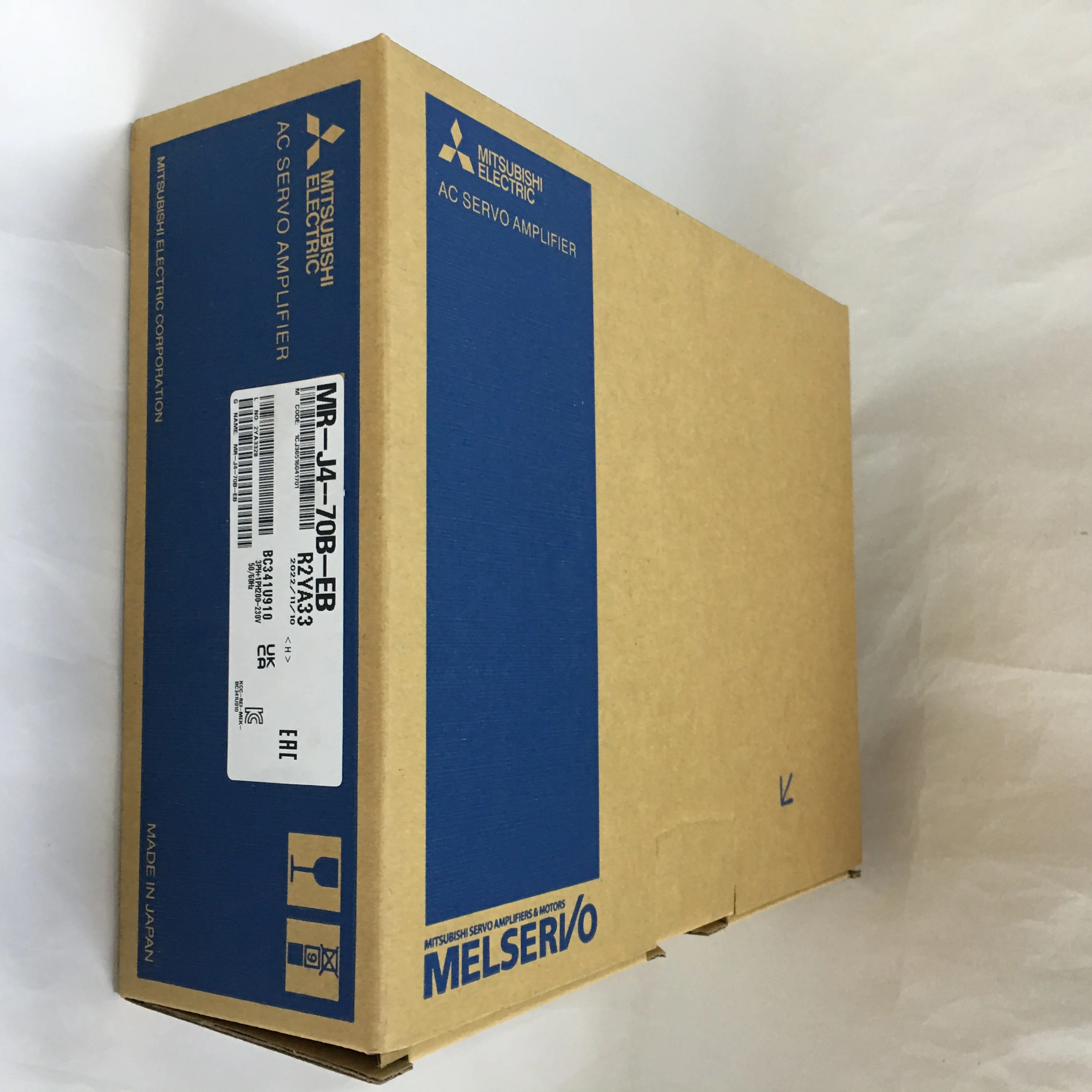 Mitsubishi AC servo amplifier MR-J4-70B-EB Mitsubishi AC servo amplifier MR-J4-70B-EB