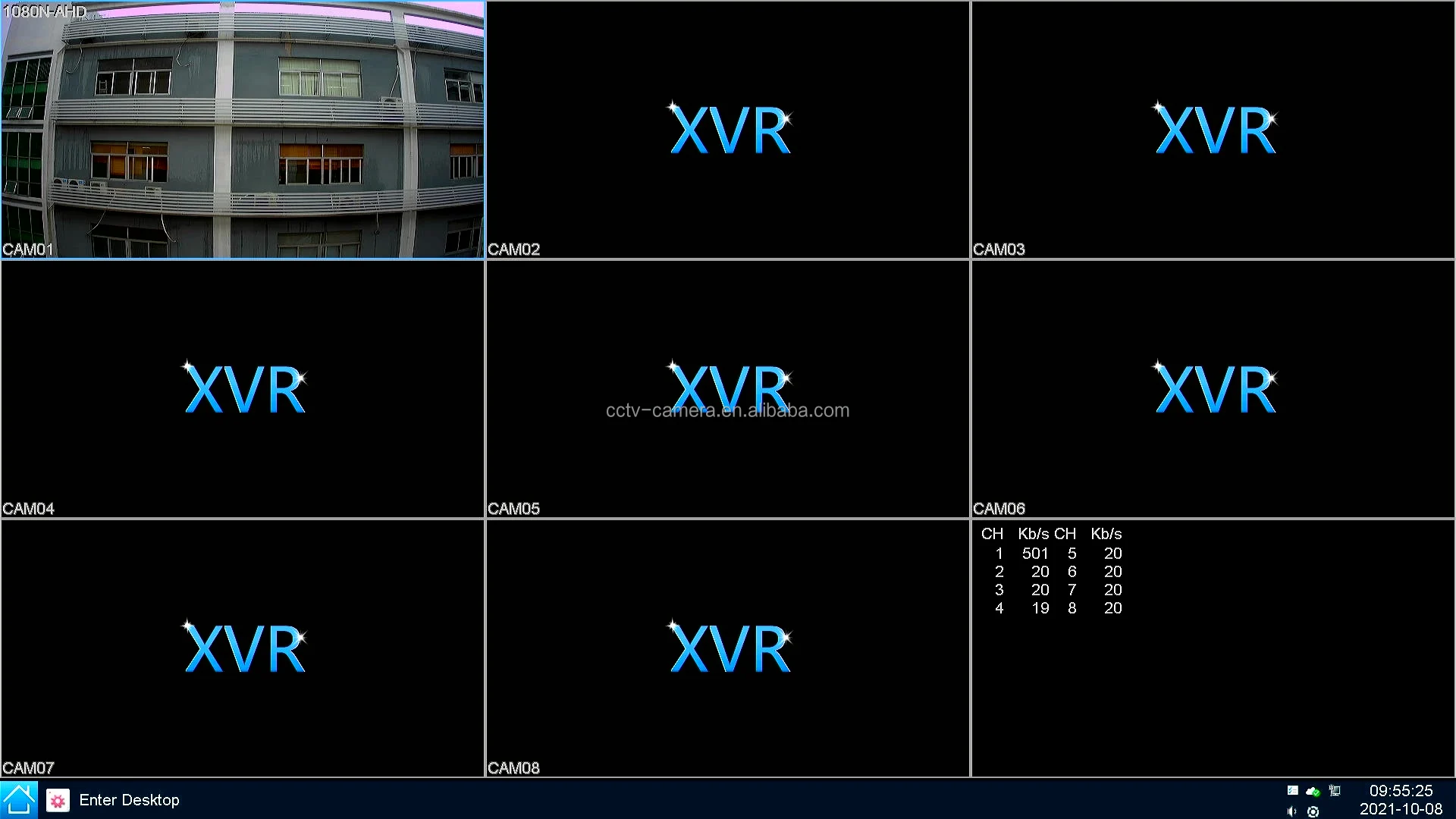 8 Channel 5 in 1 DVR Mother Board Video Capture Card