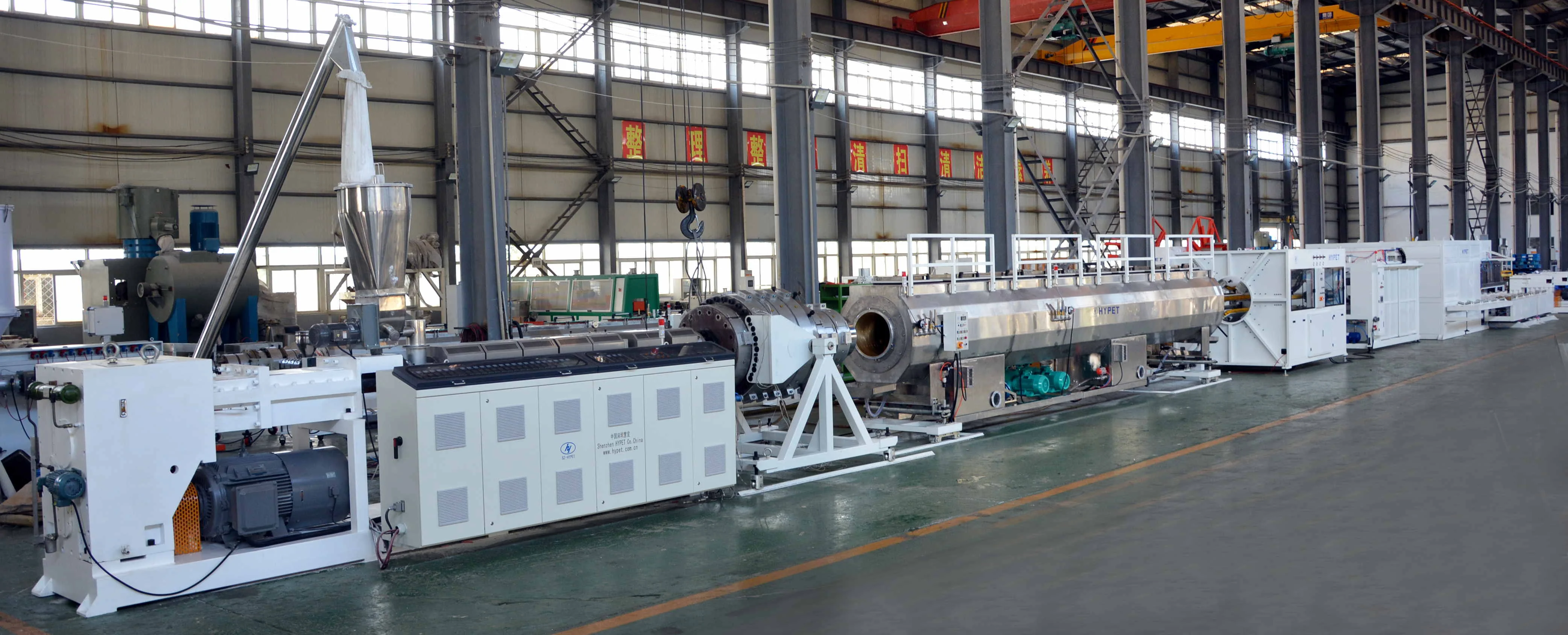 셰인젠 하이펫 20-63 PVC 듀얼 파이프 생산 라인 11