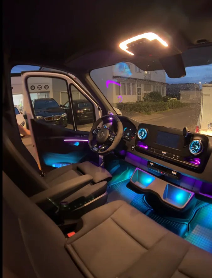 MaXlume SMD LED Interior Light Kit For Mercedes Sprinter Van – Box Truck Lighting