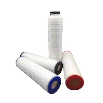Industrial Micron PP/Pes/PTFE/Nylon Pleated Filter Cartridge for RO Water/Liquid/Wine Treatment