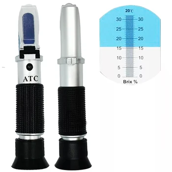 Rifrattometro Portatile Azzota RHB-32T Con ATC – Scala Brix 32% – Made In USA