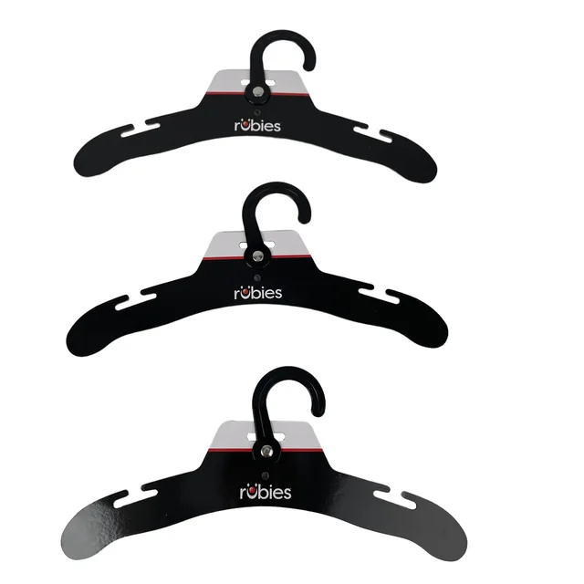 Wholesale Premium Non-Slip Pure Black Hard Paper Material Hanger for Pet and Children's Clothing Store Label