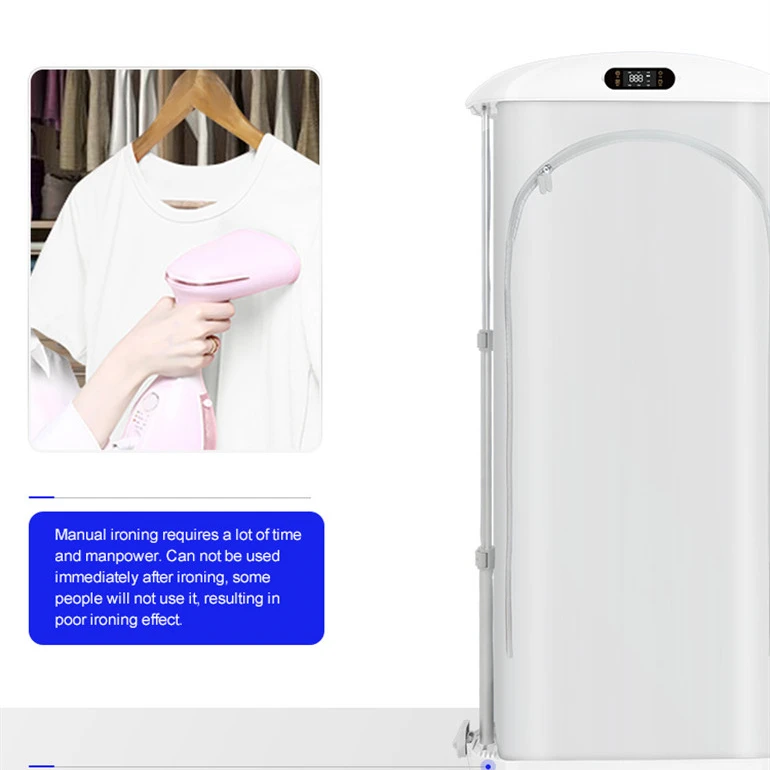 Human Body Sensing Remote Control Smart Auto Uv Wrinkle Steam Iron Portable Collapse Folding Electric Clothes Dryer