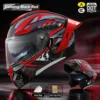 911 reveal helmet-tao qing black red-3cdot double certification