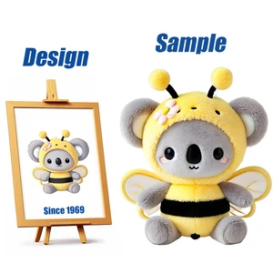 Shengye Professional Factory CPC CE BSCI Customized Cartoon Design Plush Toy Beneficial Insects Bee Children Gift Plush Toy Doll