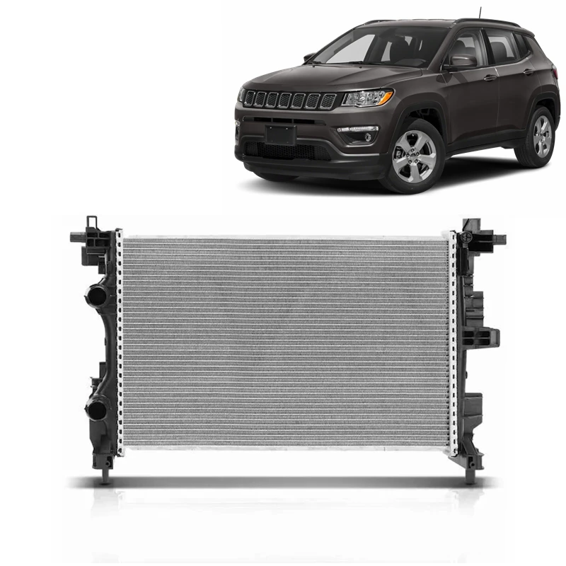 OE Style wholesale auto parts replacement Aluminum Cooling Radiator for For Jeep Compass 2017-2022 Renegade