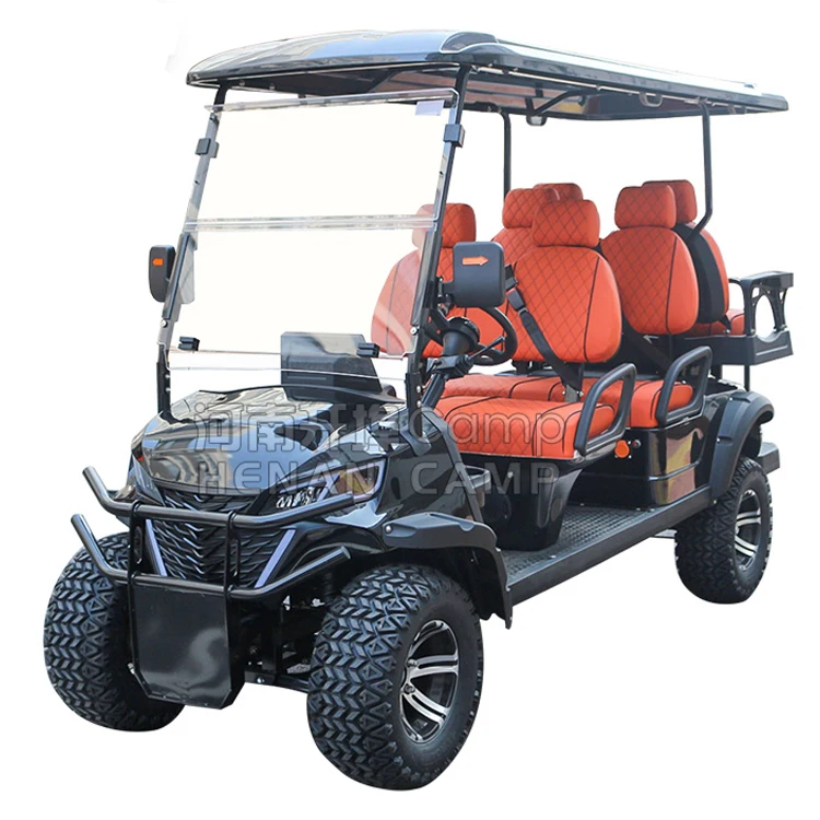 CAMP Fast Shipping Custom Golf Carts 6 Seater Electric Golf Carts Cheap Prices Sightseeing Buggy Car for Sale