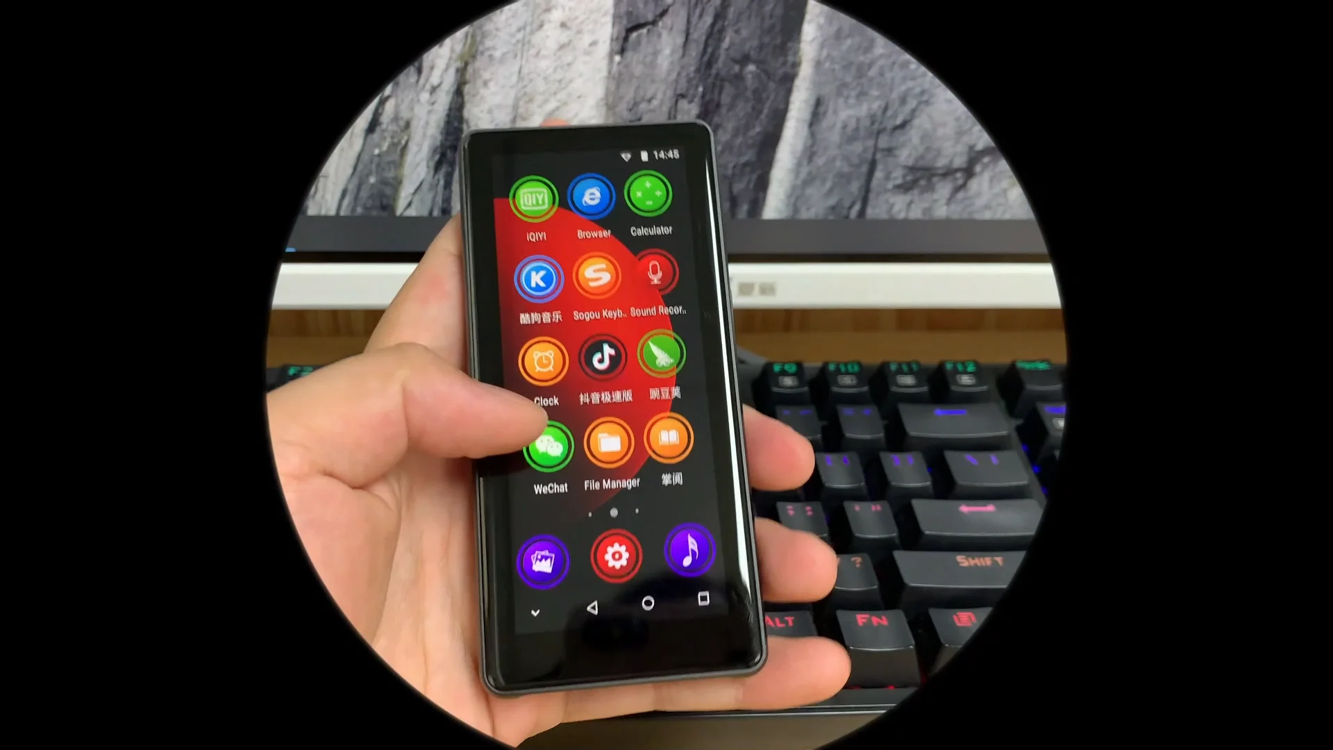 New M18 Android Mp3 Mp4 Player Wifi Version Bluetooth5.0 Touch Screen With Copy Paste Function