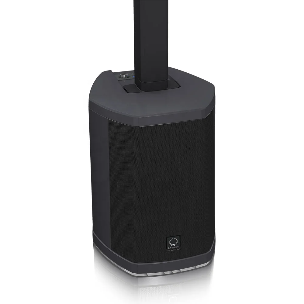 Turbosound iNSPIRE iP500 V2 Active Column Speaker 600 Watt Peak 3-Channel  Portable Powered Column Pa System Stage