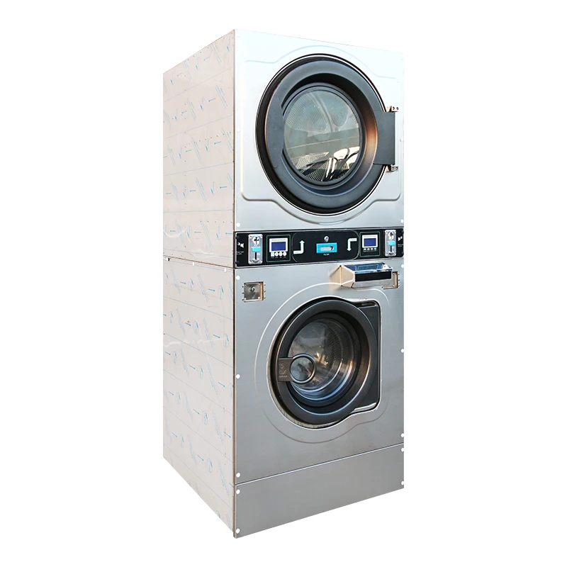 ALANNA Top Popular Laundry Washing Machine for Commercial Use Coin/card/token Washing Machine Dryer