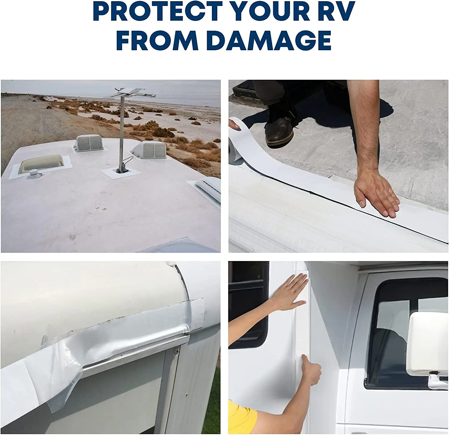Truck Stop Camper Roof Leaks Rv Roof Tape Uv & Weatherresistant