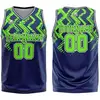 Navy Neon Green