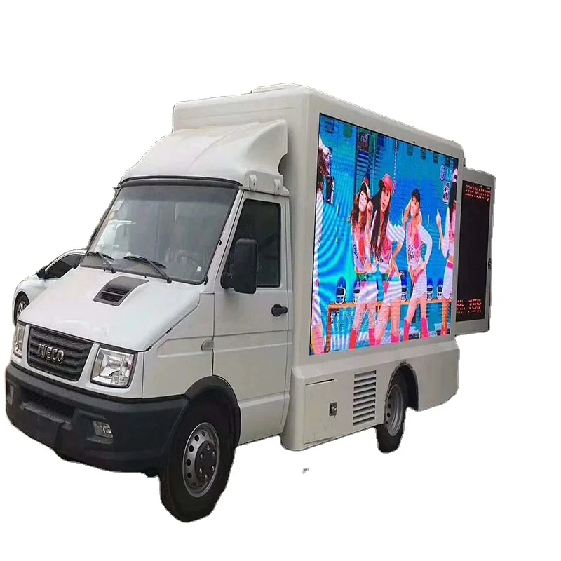 Factory Price 4x2 LED Advertising Truck Mobile Library Promotional Show Car Outdoor Stage Show Truck Manufacturer