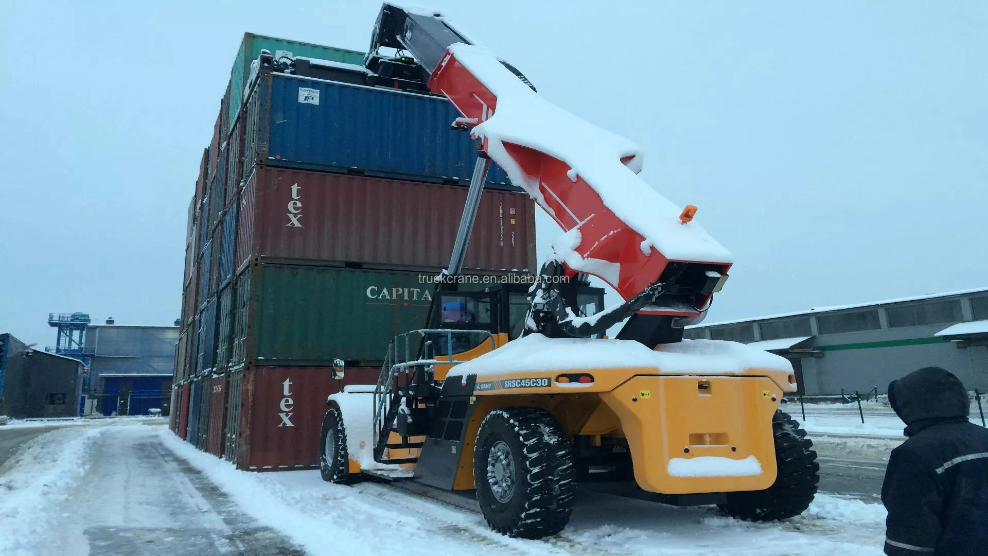 Container Mover Machine - Sany Reach Stacker 45 Ton Capacity