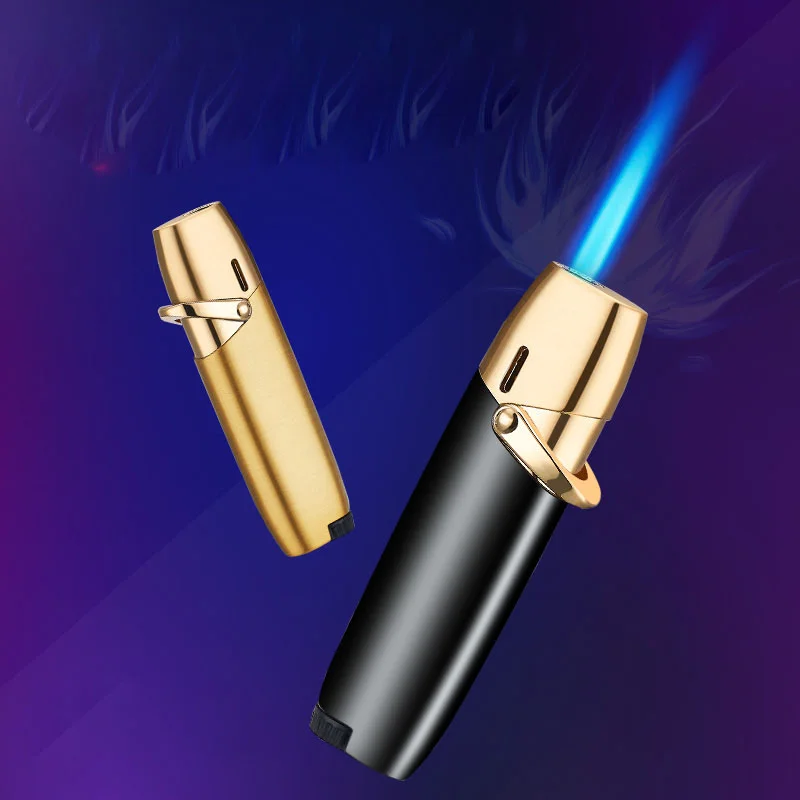 Debang Slide Lighter Gas Butano Jet Torch Cigar Wind Proof Lighter