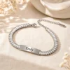 Steel-white zircon