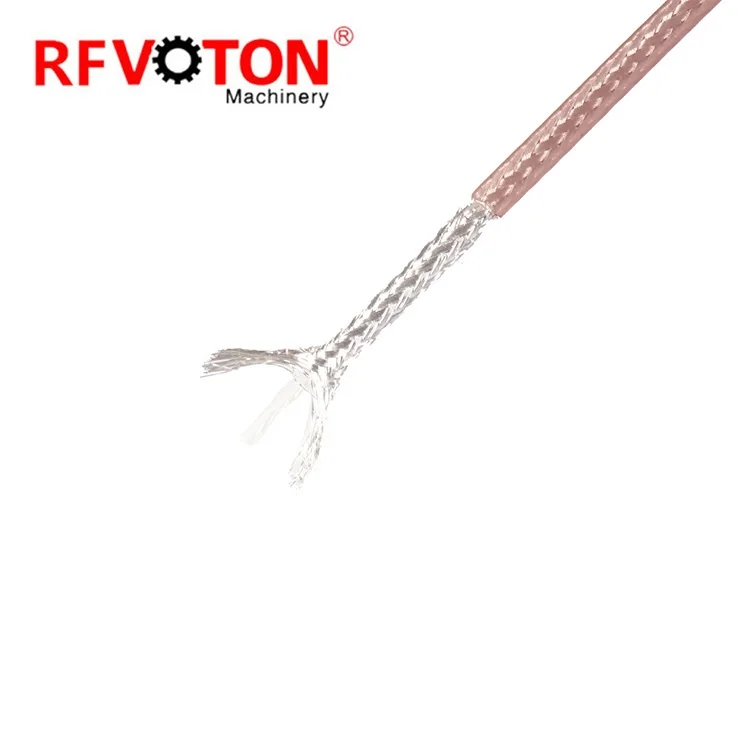 RF coax cable low loss silver plated 75 Ohm M17/94- RG179 RG179u SDI cable camera cctv coaxial Cable manufacture