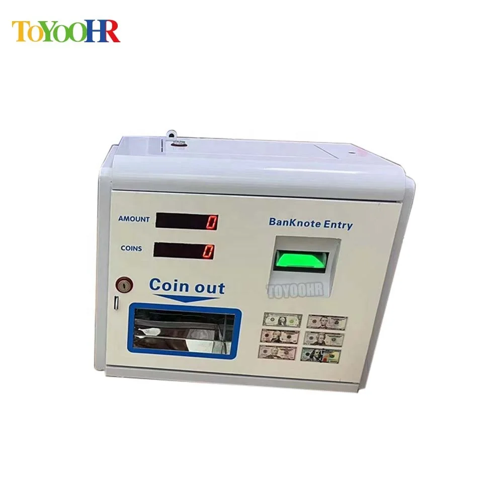 ATM Currency Exchange Machine Token Changer Coin Bill Vending Banknote Change Vending Currency Exchange Machine