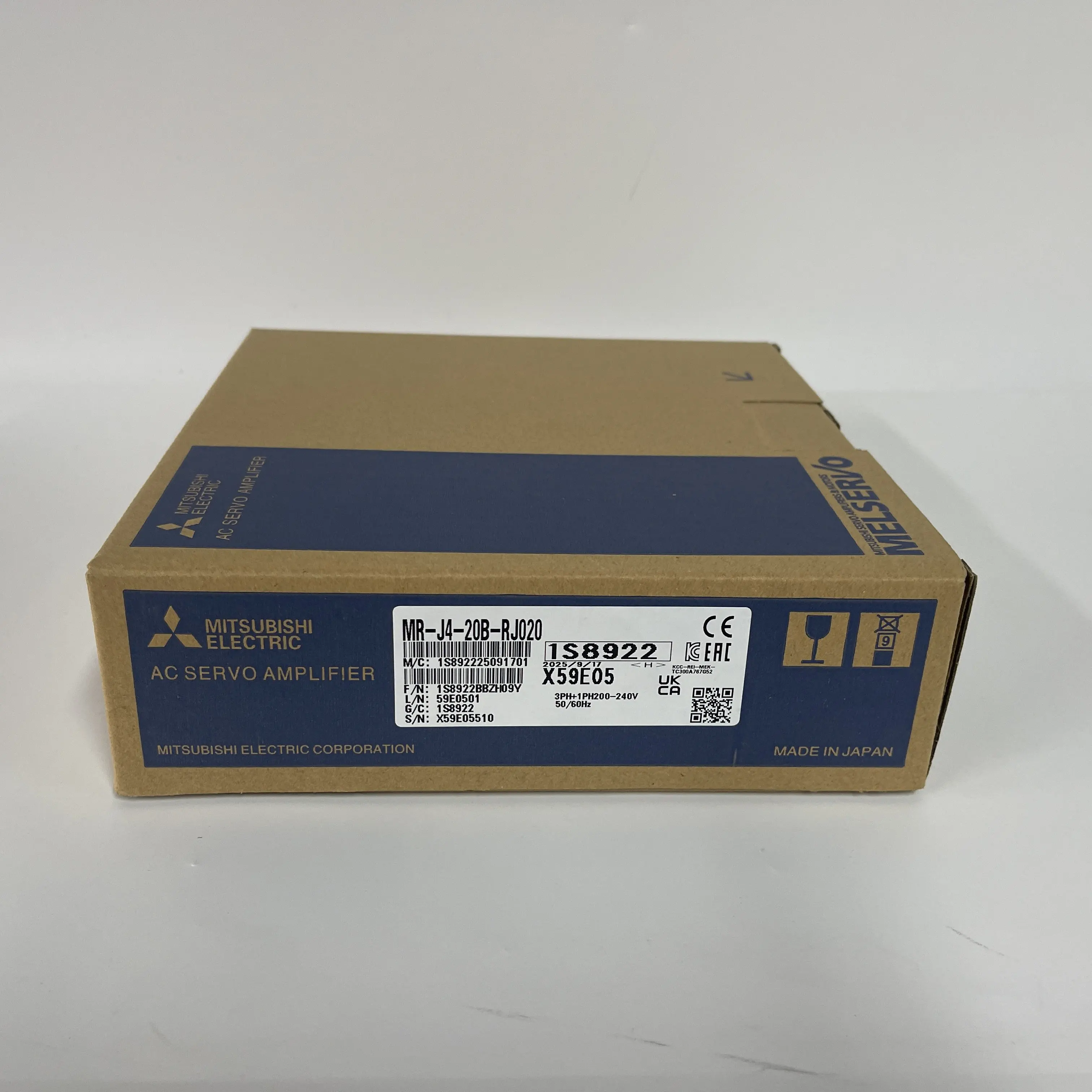 Mitsubishi AC Servo Amplifier MR-J4-20B-RJ020