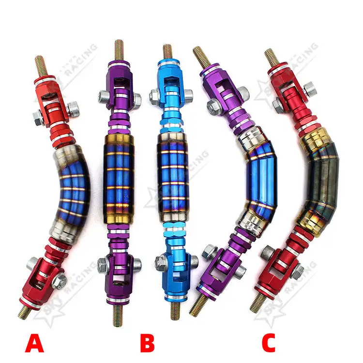 Universal Jdm Titanium Blue Golden Auto Roll Bar Grab Support Car