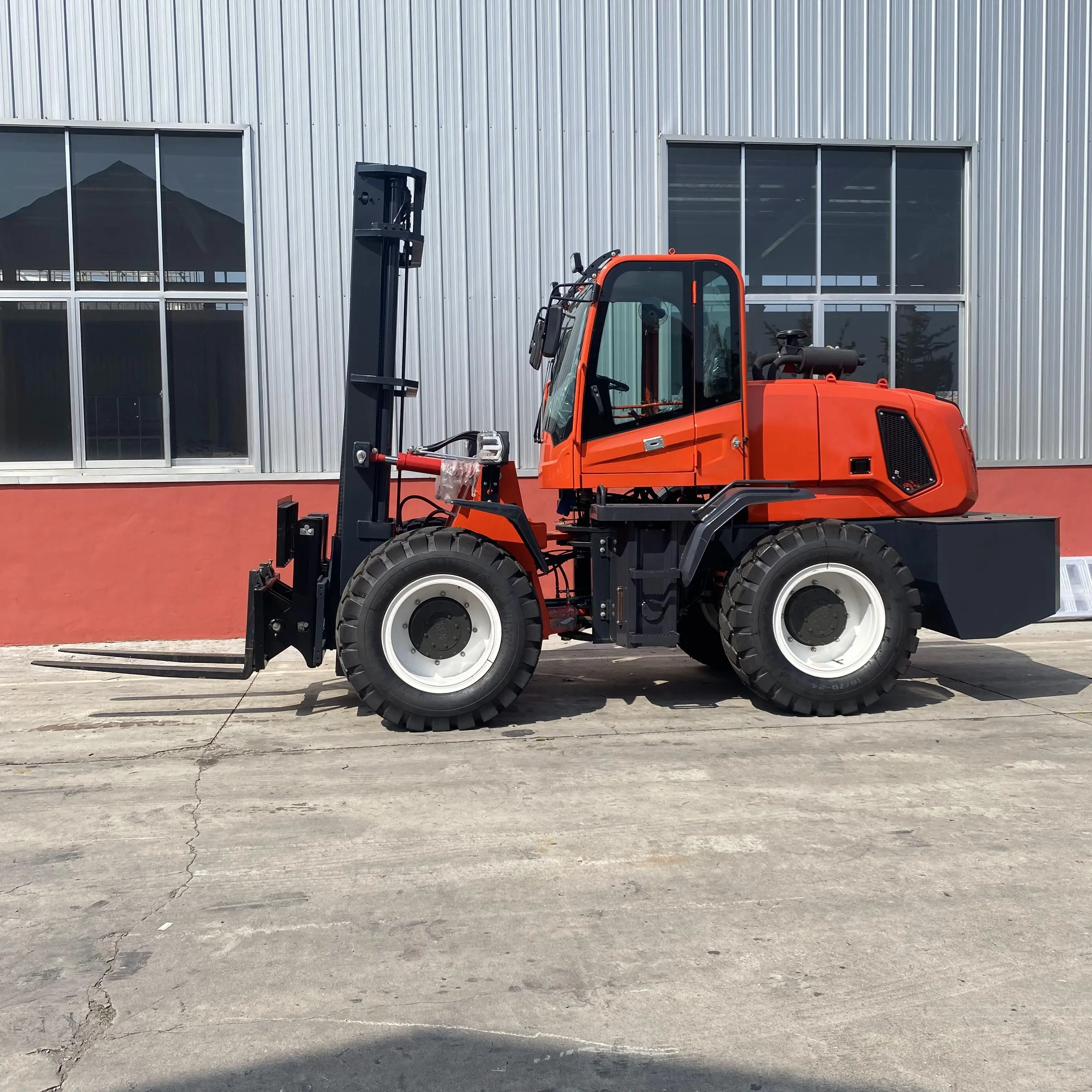 4wd 4x4 вилочный погрузчик 5 тонн 5000 кг дизельный