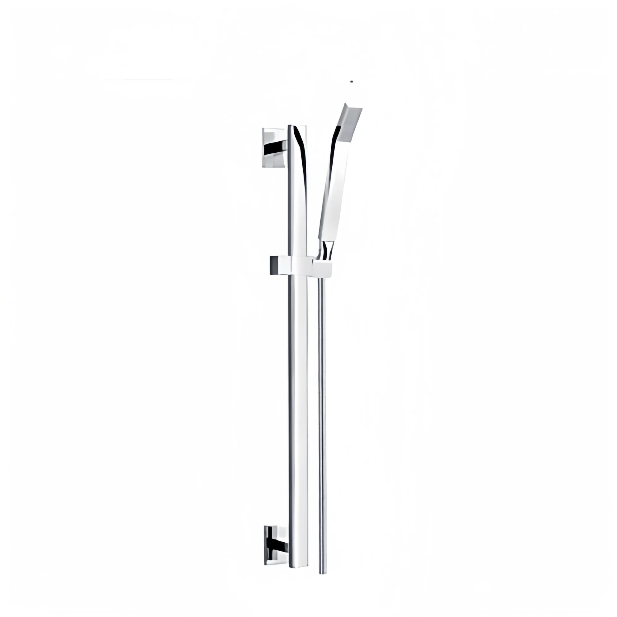 Brass Slide Rail Set with Handshower & 1.5m Flexible Hose