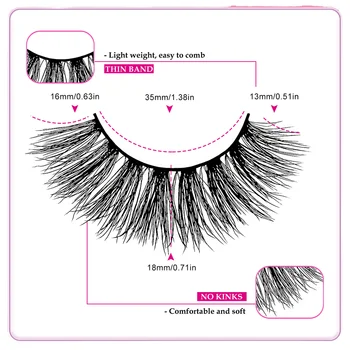 High Standard 3D Mink Full Strip Eyelashes Factory Direct Wholesale Fake Eyelashes of Quality Standard