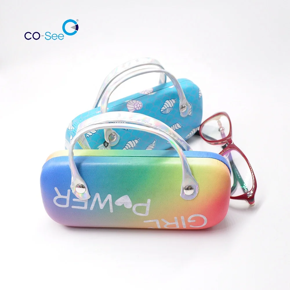 New Fresh Cartoon Glasses Case Children Baby Girl Glasses Bag