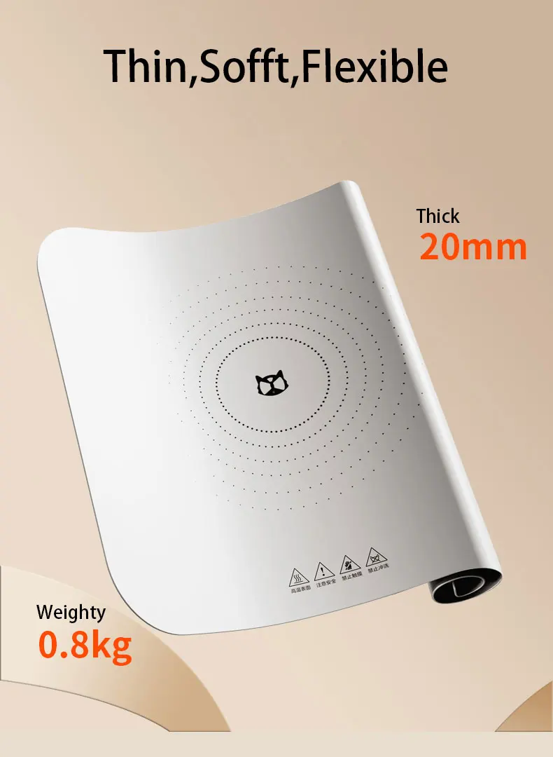 Hot Plates Keep Induction Trays Foldable Silicone Food Warmer Warming