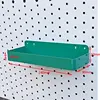 Caja de almacenamiento rectangular verde