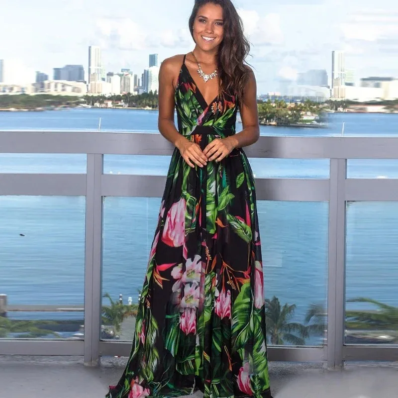 Ladies Dresses Amazon Tall Dresses Tropical Hawaiian Print Casual Maxi Dresses Boho Style Backless Sundress For Women, Perfect For Beach And Summer Events Ladies Dresses Amazon Tall Dresses Tropical Hawaiian Print Casual Maxi Dresses Boho Style Backless Sundress For Women, Perfect For Beach And Summer Events