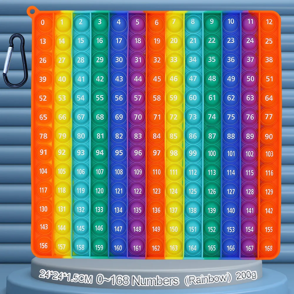 Juguetes de burbujas sensoriales Pop de silicona para niños